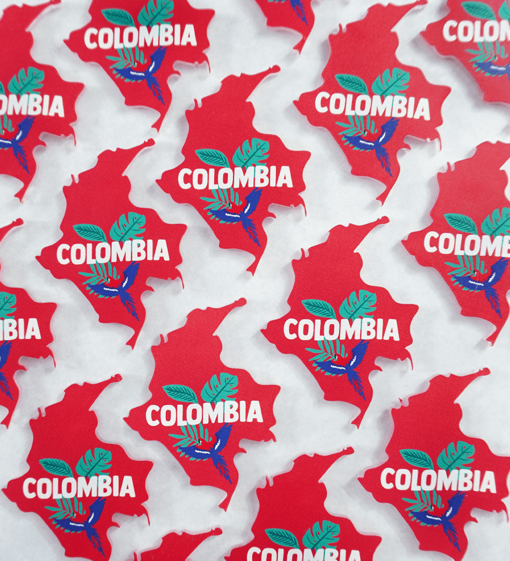 Imán Acrílico Mapa de Colombia