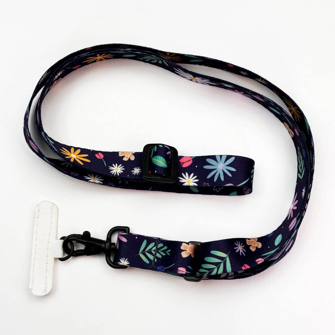 Lanyard / Strap Margaritas y Tulipanes