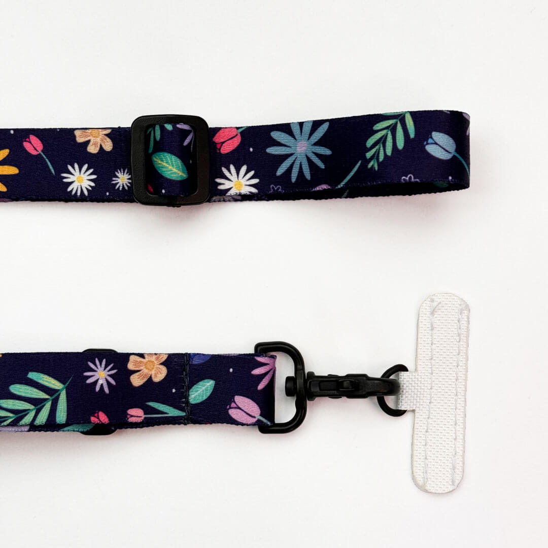 Lanyard / Strap Margaritas y Tulipanes