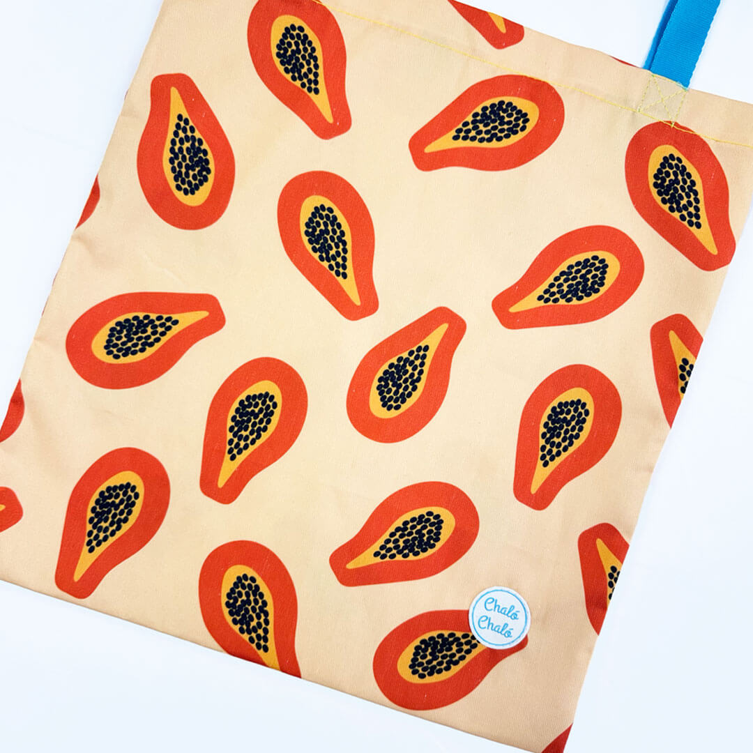 Tote Bag Estampada Papayas