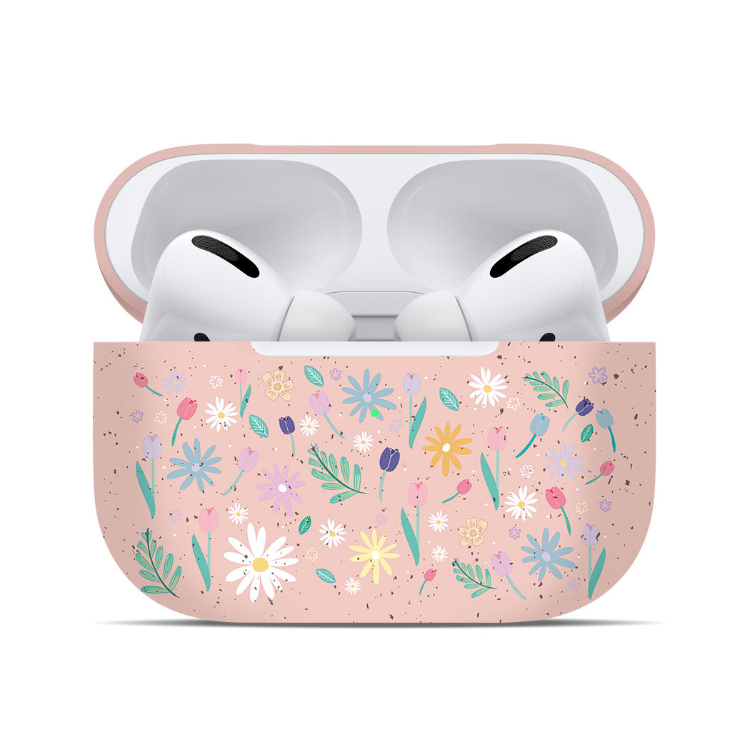 Forro Ecológico de Airpods Margaritas y Tulipanes