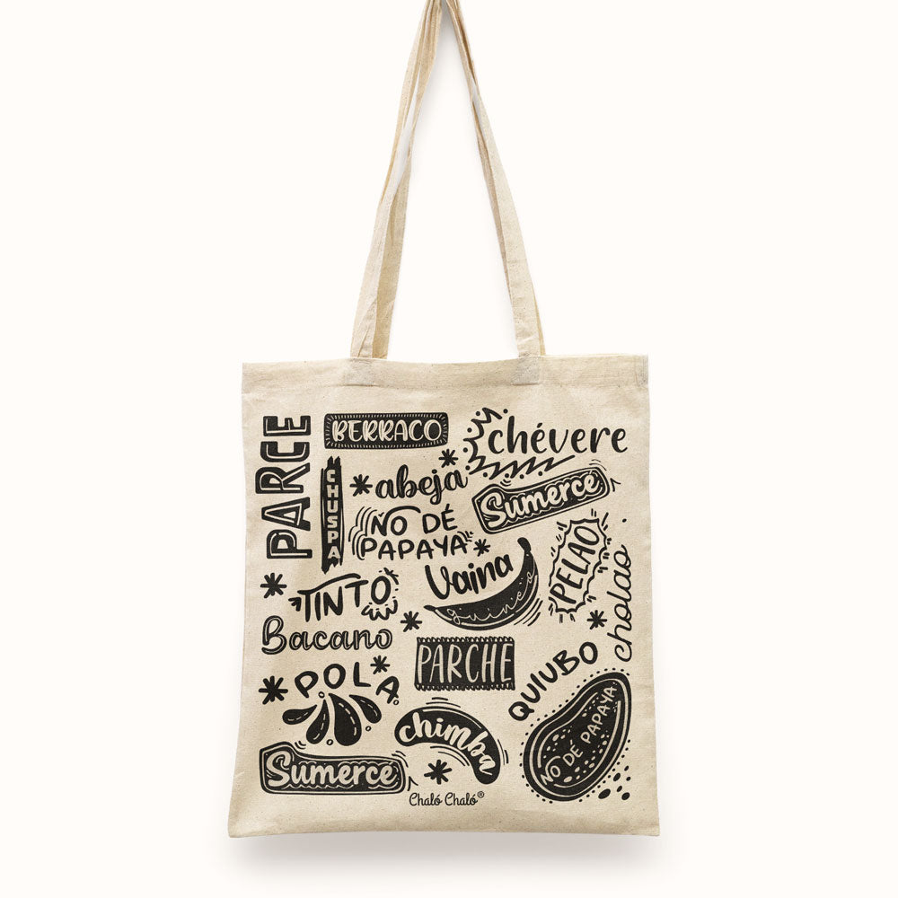 Tote Bag Palabras Colombianas